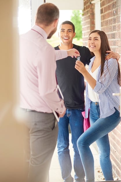 Couple Receiving Keys