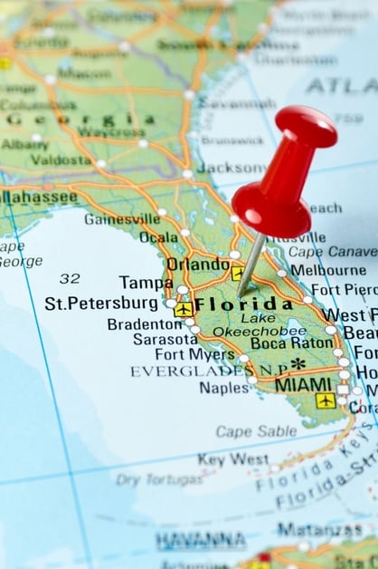 Florida on Map